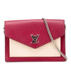 Louis Vuitton Bicolor Leather MyLockMe Chain Pochette Secondhand