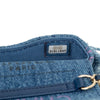 Chanel Fringe Denim Mood Clutch with Chain Secondhand