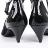 ROCHAS Velvet and Patent Leather Pumps in Black, Size 37 EU Secondhand