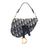 Dior Mini Oblique Canvas Saddle Bag Secondhand