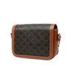 Celine Classique Triomphe Coated Canvas and Calfskin Triomphe Crossbody Secondhand