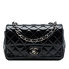 Chanel Mini Rectangular Classic Patent Single Flap Secondhand