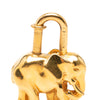 Hermès Gold Plated Elephant Cadena Lock Charm Secondhand