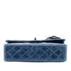 Secondhand Chanel Medium Classic Glazed Calfskin Camellia Double Flap
