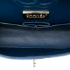 Secondhand Chanel Medium Classic Glazed Calfskin Camellia Double Flap