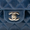 Secondhand Chanel Medium Classic Glazed Calfskin Camellia Double Flap