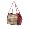 Burberry Small Haymarket Check Canvas and Leather Canterbury Tote Secondhand