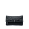 Chanel Chevron Calfskin CC Beauty Boy Foldover Clutch Secondhand