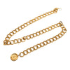 Chanel Gold Plated CC Medallion Chain Belt Secondhand