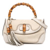 Secondhand Gucci Medium GG Canvas New Bamboo Satchel
