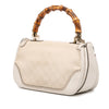 Secondhand Gucci Medium GG Canvas New Bamboo Satchel