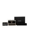 Chanel CC Metallic Calfskin Clutch With Chain Secondhand