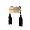 Secondhand Saint Laurent Ribbed Acrylic Lambskin Fringe Monogram Opium Box Bag