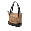 Secondhand Burberry Haymarket Check Canvas Tote