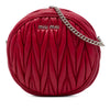 Miu Miu Matelasse Nappa Round Crossbody Secondhand