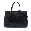 Prada Medium Saffiano Lux Galleria Double Zip Satchel Secondhand