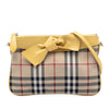 Secondhand Burberry Haymarket Check Coated Canvas Bow Tie Crossbody