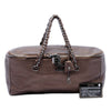 Chanel Metallic Deerskin CC Luxe Ligne Bowler Bag Secondhand