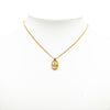 Dior Gold Plated CD Logo Pendant Necklace Secondhand