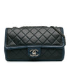 Chanel Medium Bicolor Lambskin Graphic Flap Secondhand