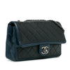 Chanel Medium Bicolor Lambskin Graphic Flap Secondhand