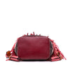 Burberry Small Mega Check Canvas and Suede Fringe Belgrove Bucket Bag Secondhand
