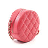 Chanel Quilted Caviar Round Clutch With Chain Secondhand