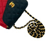 Chanel CC Bicolor Quilted Satin Crossbody Secondhand