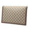 Gucci GG Supreme Web Ophidia Flap Clutch Secondhand