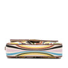 Fendi Sarah Coleman Zucca Embroidered Canvas Fish Eye Vertigo Baguette Satchel Secondhand