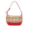 Burberry Haymarket Check Canvas Shoulder Bag Secondhand