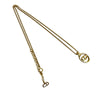 Dior Gold Plated CD Logo Pendant Necklace Secondhand