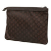 Secondhand Gucci GG Nylon Top Zip Clutch