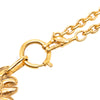 Chanel Gold Plated Leo Lion Sun Medallion Necklace Secondhand