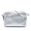 Bottega Veneta Metallic Nappa Intrecciato Nodini Crossbody Secondhand