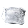 Bottega Veneta Metallic Nappa Intrecciato Nodini Crossbody Secondhand