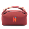 Hermès Small Toile Bride A Brac Case Secondhand