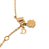 Dior Gold Plated Stass and Faux Pear Teardrop Pendant Necklace Secondhand