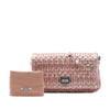 Miu Miu Matelasse Metallic Nappa Crystal Chain Satchel Secondhand