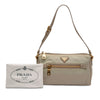 Prada Saffiano Trimmed Tessuto Pocket Shoulder Bag Secondhand