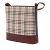 Secondhand Burberry House Check Canvas Shoulder Bag