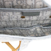Secondhand Dior Oblique Embroidered Canvas Saddle Bag