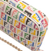 Fendi Multicolor Zucchino Spalmati Chain Pochette Secondhand