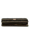 Chanel Quilted Iridescent Lambskin Tartan Button Wallet On Chain Secondhand