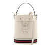 Gucci Small Calfskin Web Ophidia Bucket Bag Secondhand