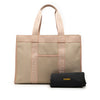 Fendi Zucca Trimmed Canvas Tote Secondhand