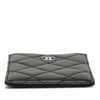 Chanel CC Quilted Lambskin Card Holder Secondhand