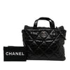 Chanel Quilted Glazed Calfskin and Tweed Portobello Tote Secondhand