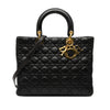 Dior Large Lambskin Cannage Lady Dior Secondhand