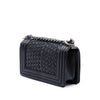 Chanel Small Braided Woven Lambskin Boy Flap Secondhand